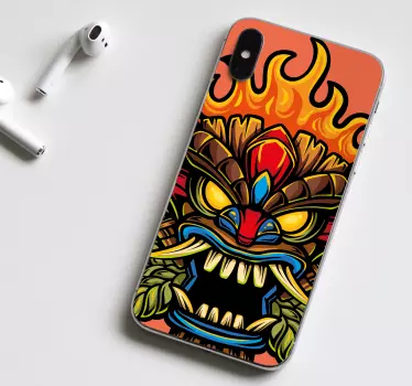 Fierce dragon creature iPhone sticker - TenStickers