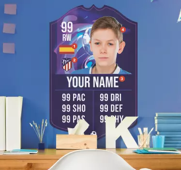 FIFA card football decal - TenStickers