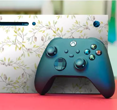 Floral Vine Pattern xbox wrap - TenStickers