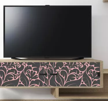Floral vintage pattern decals for furniture - TenStickers