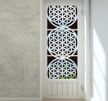 Flower of life window decal - TenStickers