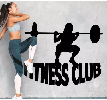 Football sticker fitness motivation - TenStickers