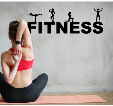 Football sticker fitness motivation graphic - TenStickers