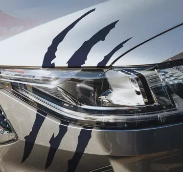 Scratch lines car sticker - TenStickers