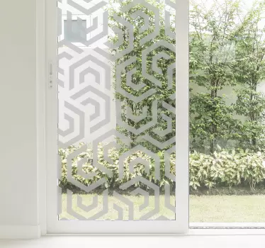 Frosted pattern window sticker - TenStickers