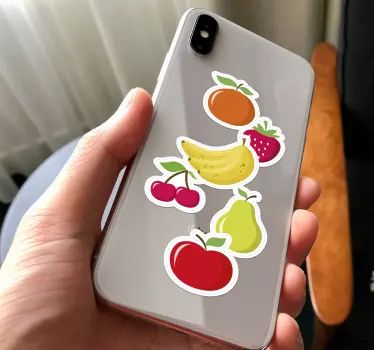Fruit Set iPhone Sticker - TenStickers