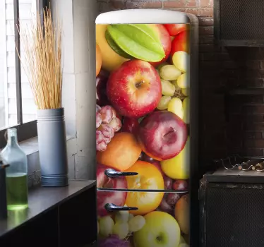 Fruits and legumes fridge sticker - TenStickers