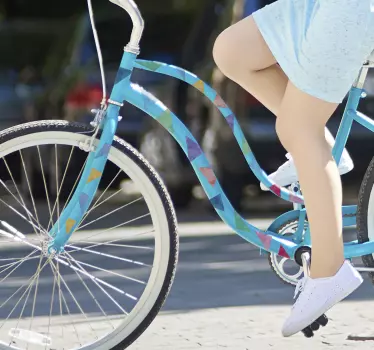 Full color Bike Decal - TenStickers