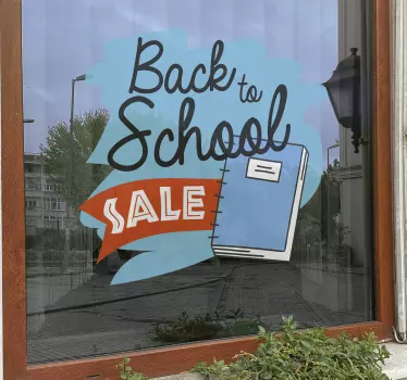Fun back to school sale sale wall sticker - TenStickers