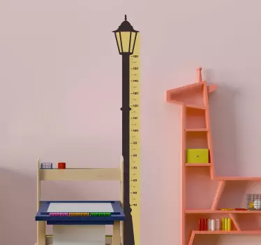 Whimsical Height Chart height chart sticker - TenStickers