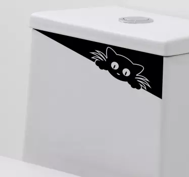Funny draw for toilet  decal - TenStickers