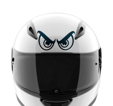 Furious gazes helmet decal motorbike sticker - TenStickers