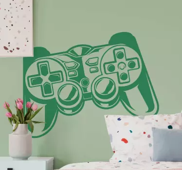Game controller black game decal - TenStickers