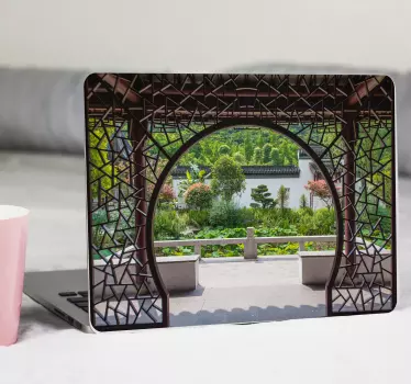 Garden Door Wall Mural Sticker - TenStickers