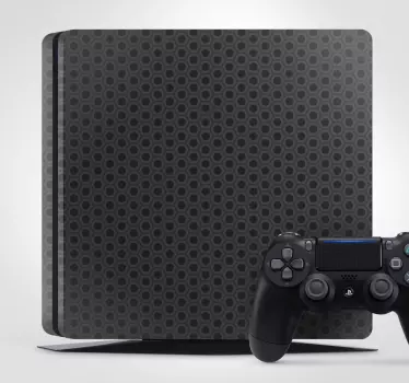 Geometric black pattern PS4 skin - TenStickers