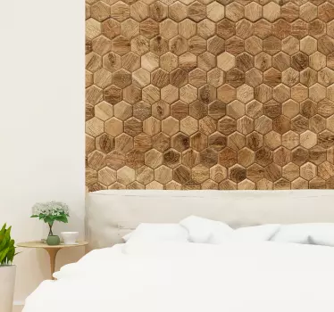 Geometric tiles wall mural decal - TenStickers
