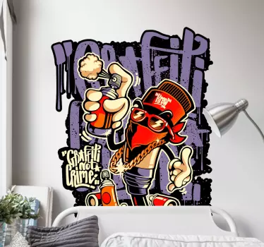 Graffiti street art sticker bundle - TenStickers