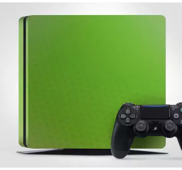 Green carbon Playstation 4  decal - TenStickers