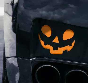 Halloween face for car halloween wall decal - TenStickers