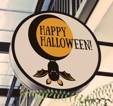 Happy Halloween halloween sticker - TenStickers
