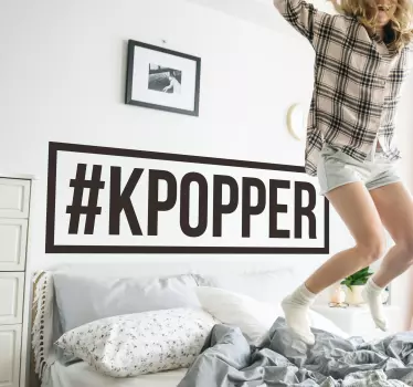 #kpopper music decal - TenStickers