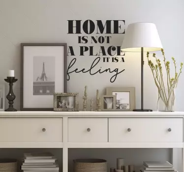 Home door entrance sticker - TenStickers