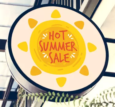 Hot Summer Sale Decal - TenStickers