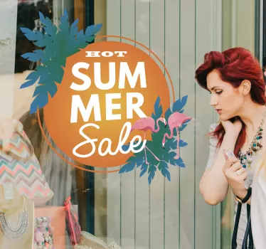 Hot Summer Sale wall sticker - TenStickers