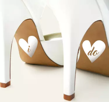 I Do Decorative Wedding Stickers - TenStickers
