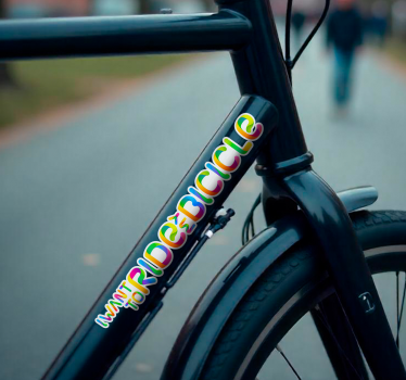 I want to ride my bicycle bike sticker - TenStickers