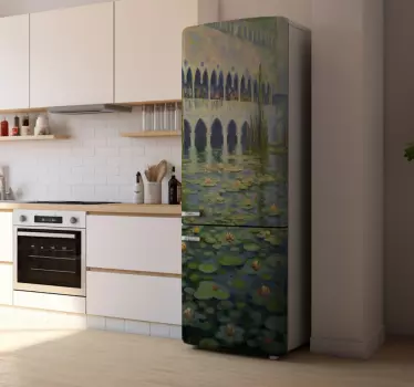 Impressionism art paint fridge decal - TenStickers