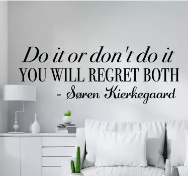 Inspiring Life Choice wall decal quotes - TenStickers