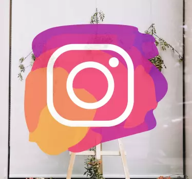 Instagram icon window decal - TenStickers