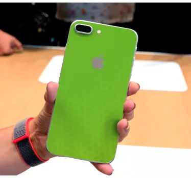Iphone sticker bright green cover - TenStickers