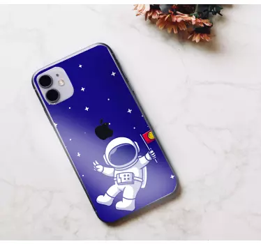 Iphone sticker cosmonaut in the cosmos - TenStickers