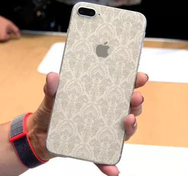 Iphone sticker elegant pattern cover - TenStickers