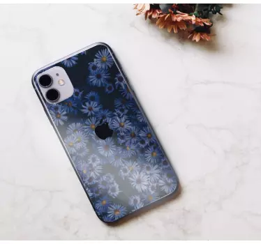 Iphone sticker floral phone skin - TenStickers
