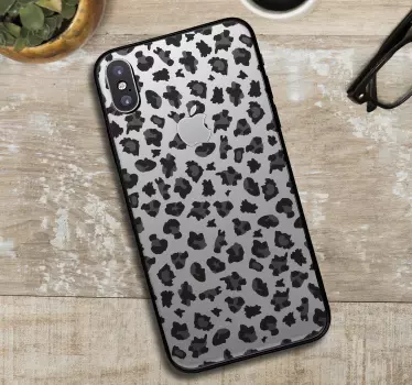 Iphone sticker leopard print - TenStickers