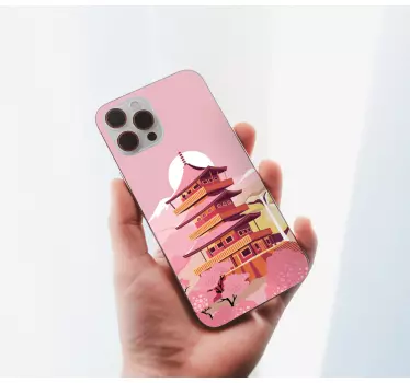 Iphone sticker pagoda blossom - TenStickers