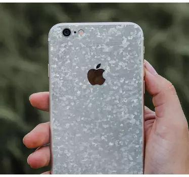 Iphone sticker textured grey cover - TenStickers