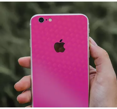 Iphone sticker vibrant pink overlay - TenStickers