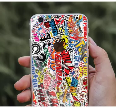 Iphone sticker vibrant sticker collection - TenStickers
