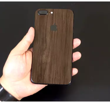 Iphone sticker with wood grain finish - TenStickers