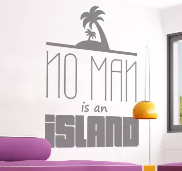John Donne Wall Sticker - TenStickers