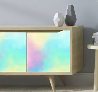 Kallax colors decals for furniture - TenStickers
