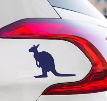 Kangaroos wild animal wall decal - TenStickers