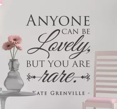 Kate Grenville Quote quote decal - TenStickers