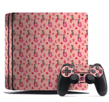 Kisses PS4 Skin Sticker - TenStickers