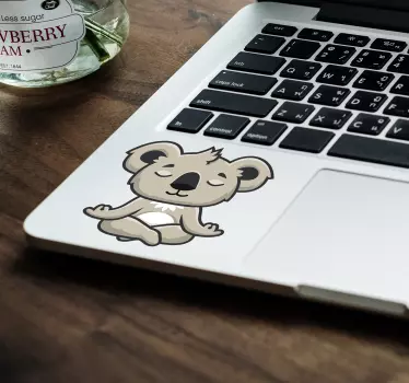 Koala laptop sticker - TenStickers