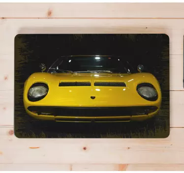 Lamborghini Miura laptop stickers - TenStickers